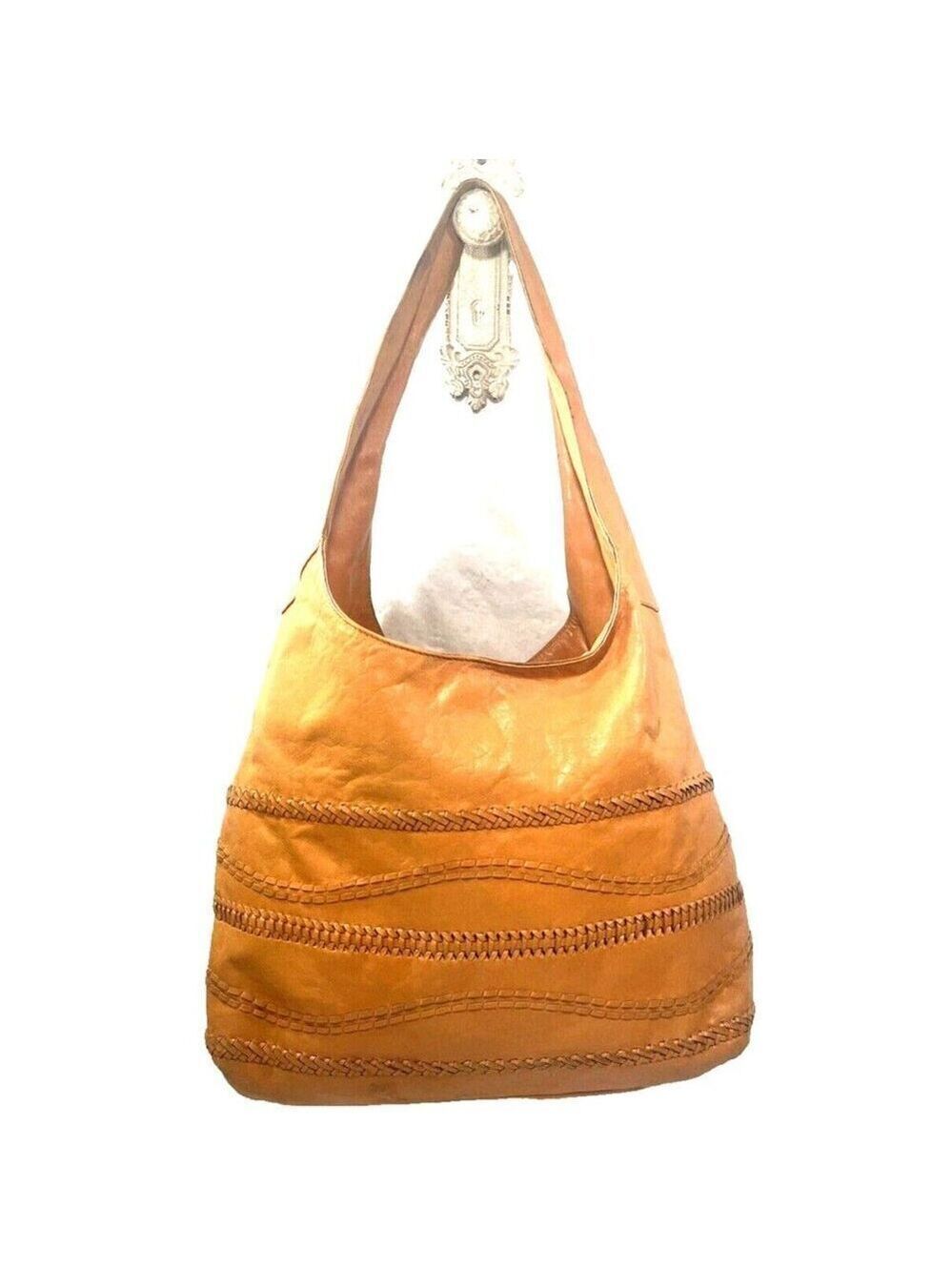 Sigred Olsen  hobo Purse orange vintage boho